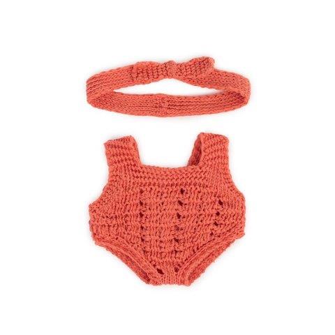 Miniland Clothing Eco Knitted Rompers and Hairband, 21 cm Default Title
