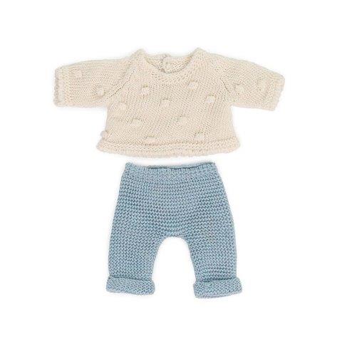 Miniland Clothing Eco Knitted Sweater and Trousers, 21 cm Default Title