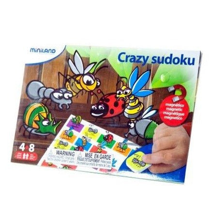 Miniland On The Go Crazy Sudoku Magnetic Game