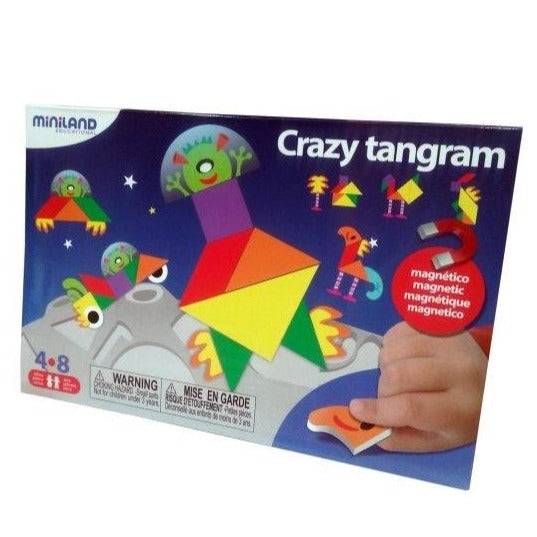 Miniland On The Go Crazy Tangram  Magnetic Game