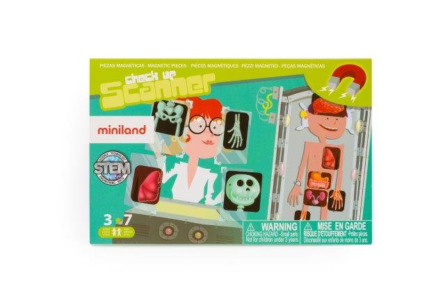Miniland On The Go Discover Human Body Medical Magnetic Game