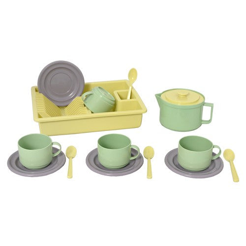 Plasto "I'M GREEN" BioPlastic Coffee Set for 4, 15 pcs