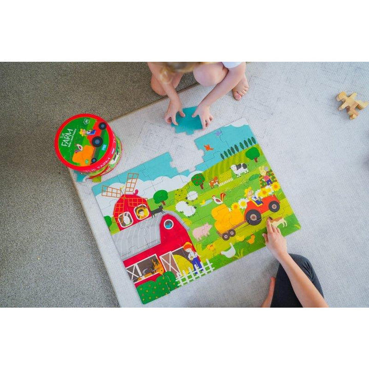 Sassi Giant Puzzle & Book Set - The Farm, 30 pcs Default Title