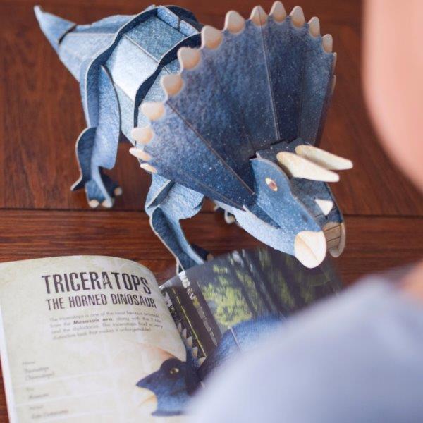 The Age of the Dinosaurs Triceratops 3D Model & Book Set Default Title