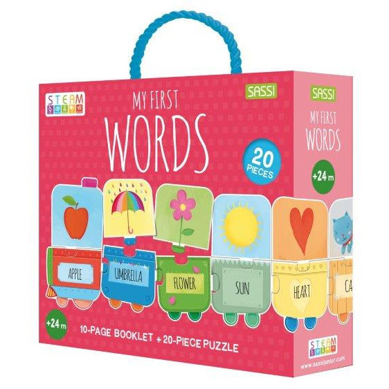 Sassi My First Words Puzzle & Book Set Default Title