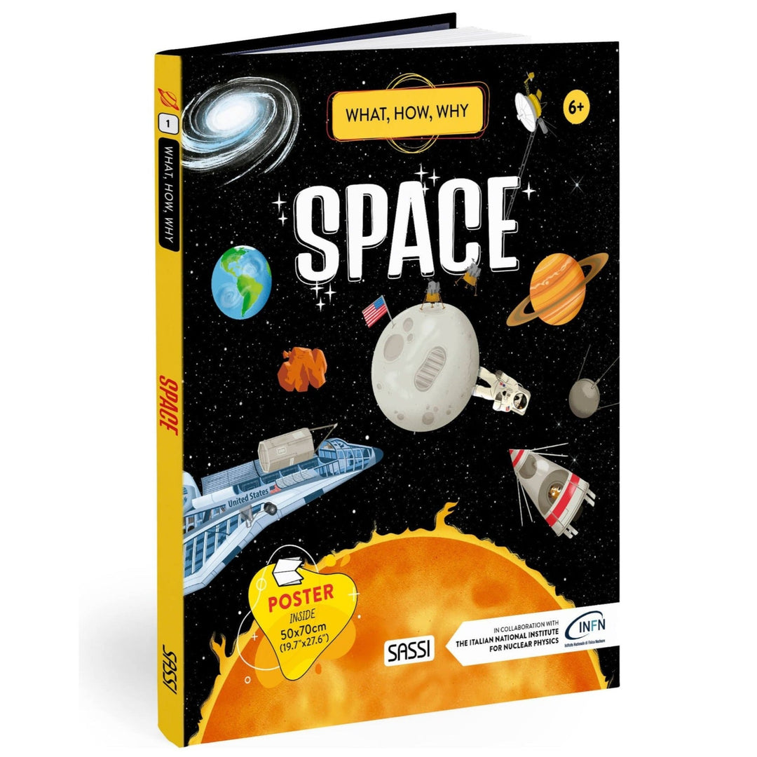 Sassi What How and Why Space Book and Poster